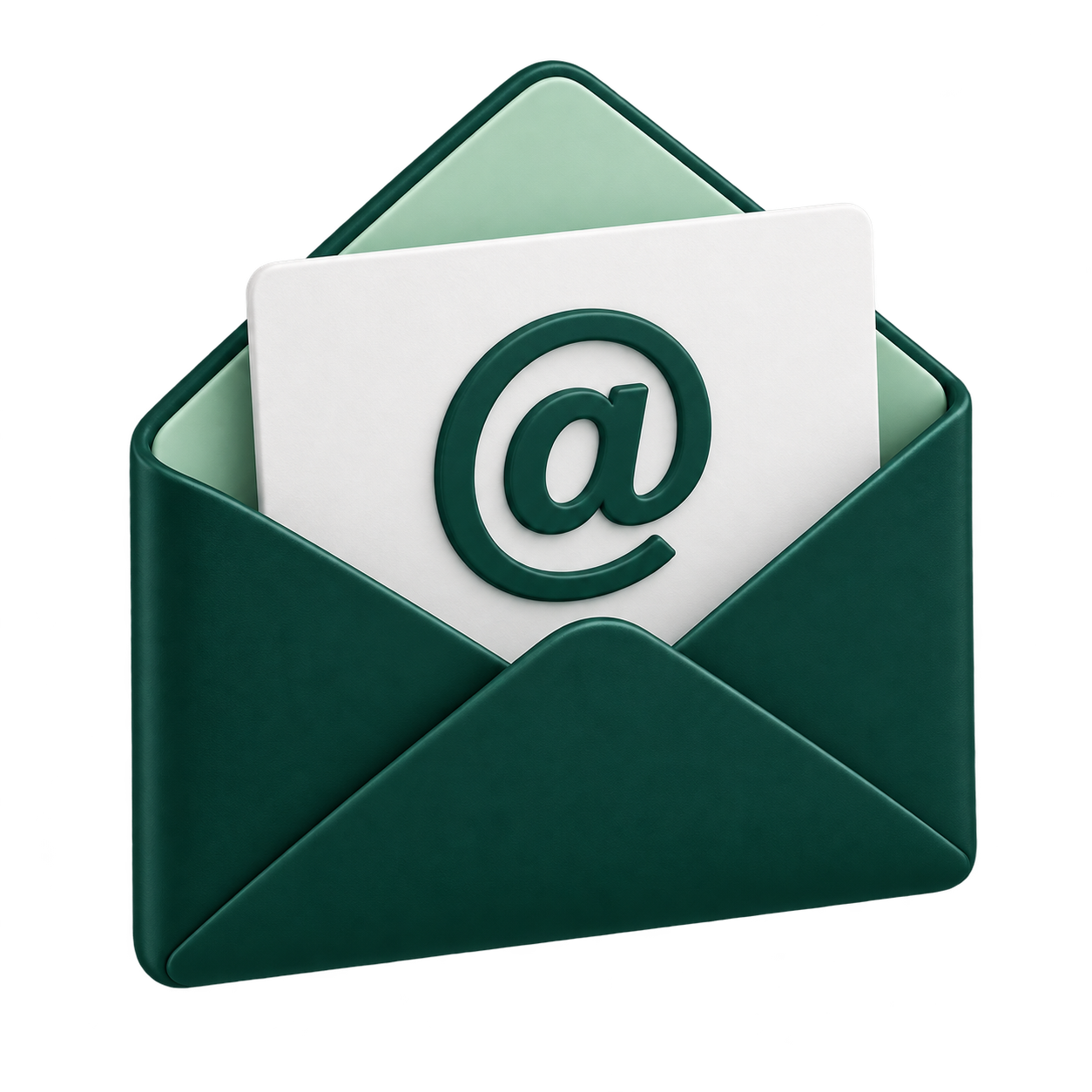Illustration of a business email envelope